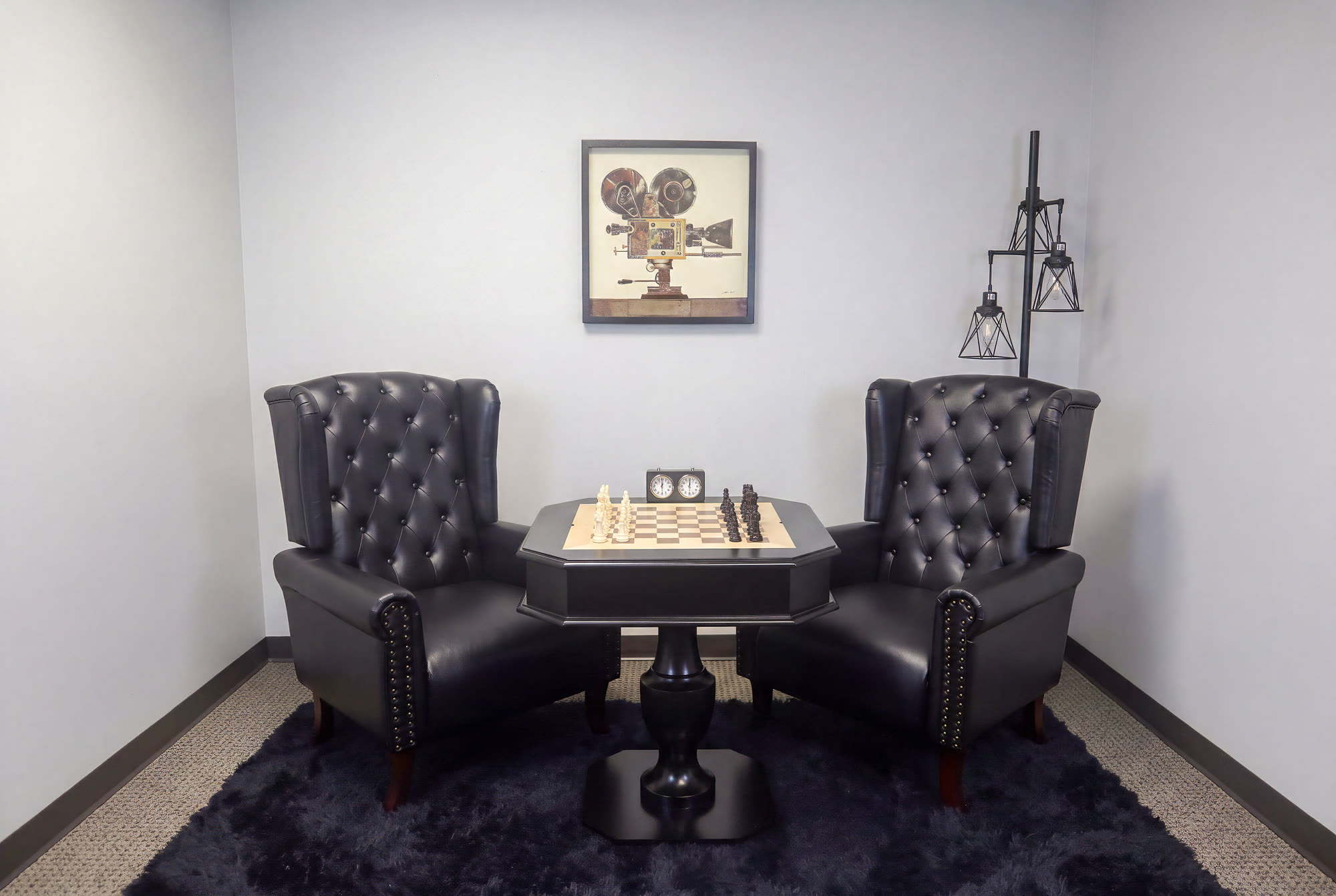 The Chess Room room at Elysian Visions Production Studios, Houston